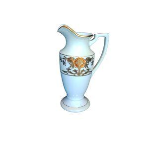 Handcrafted Noritake Berry Creamer Gold Trim Decorative Design Vintage